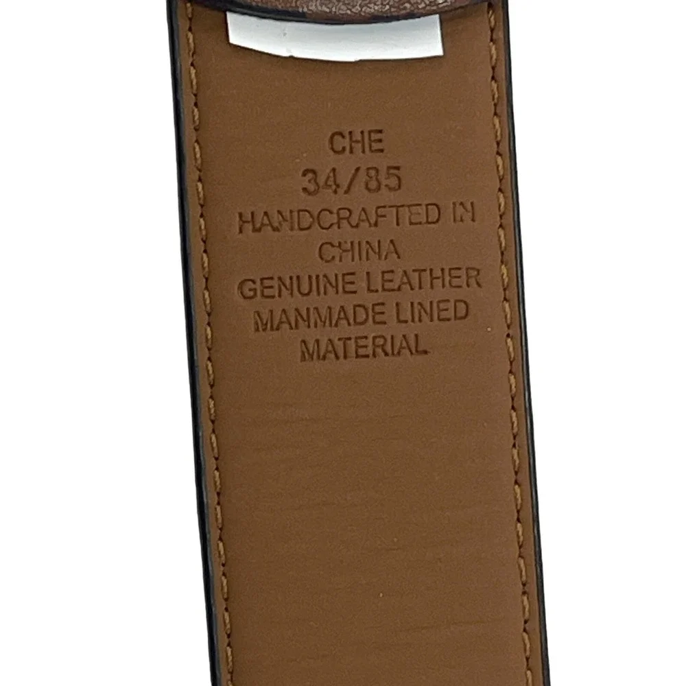 Unbranded Mens Genuine Leather Belt‎ Size 38 Brown